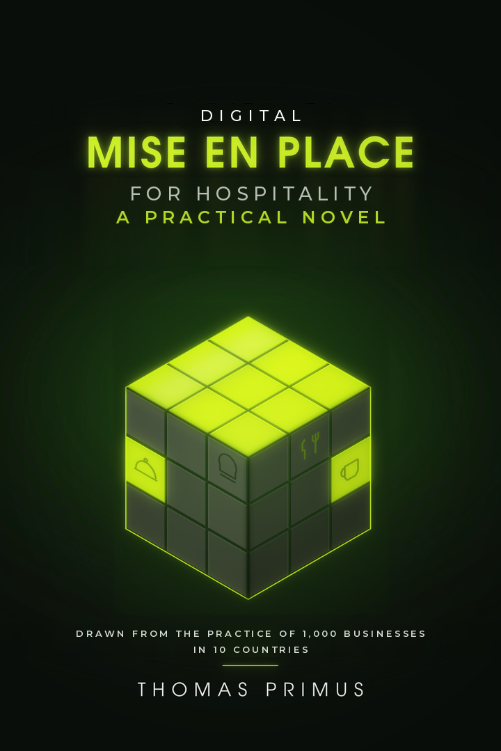 Digital Mise en Place for Hospitality – book cover